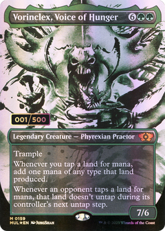 Vorinclex, Voice of Hunger (Serial Numbered) (MUL-159) - Multiverse Legends: (Showcase) (Borderless) Foil-1