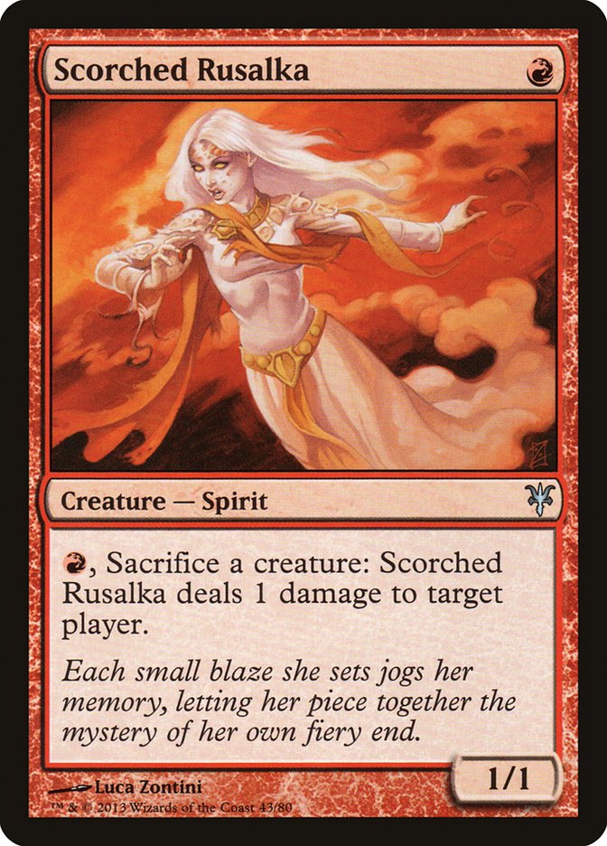 Scorched Rusalka [Duel Decks: Sorin vs. Tibalt]-2