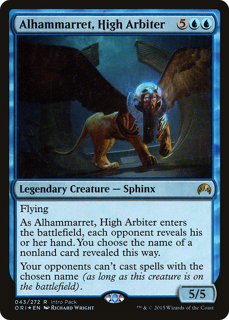 Alhammarret, High Arbiter (Intro Pack) [Magic Origins Promos]-1