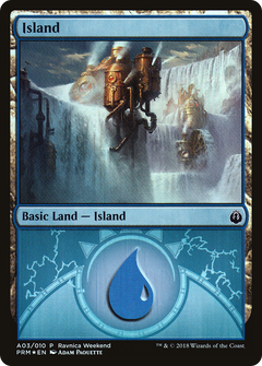 Island (A03) [Ravnica Allegiance Ravnica Weekend]-1