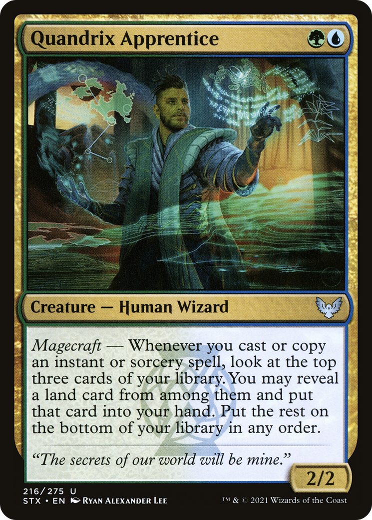 Quandrix Apprentice [Strixhaven: School of Mages]-1
