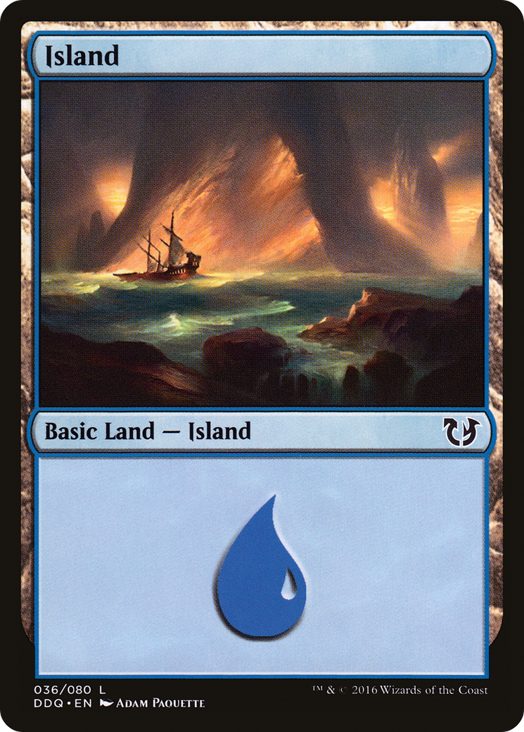 Island (36) [Duel Decks: Blessed vs. Cursed]-1