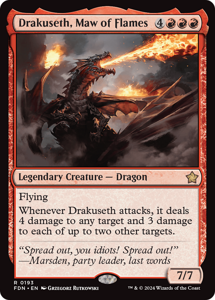 Drakuseth, Maw of Flames [Foundations]-1