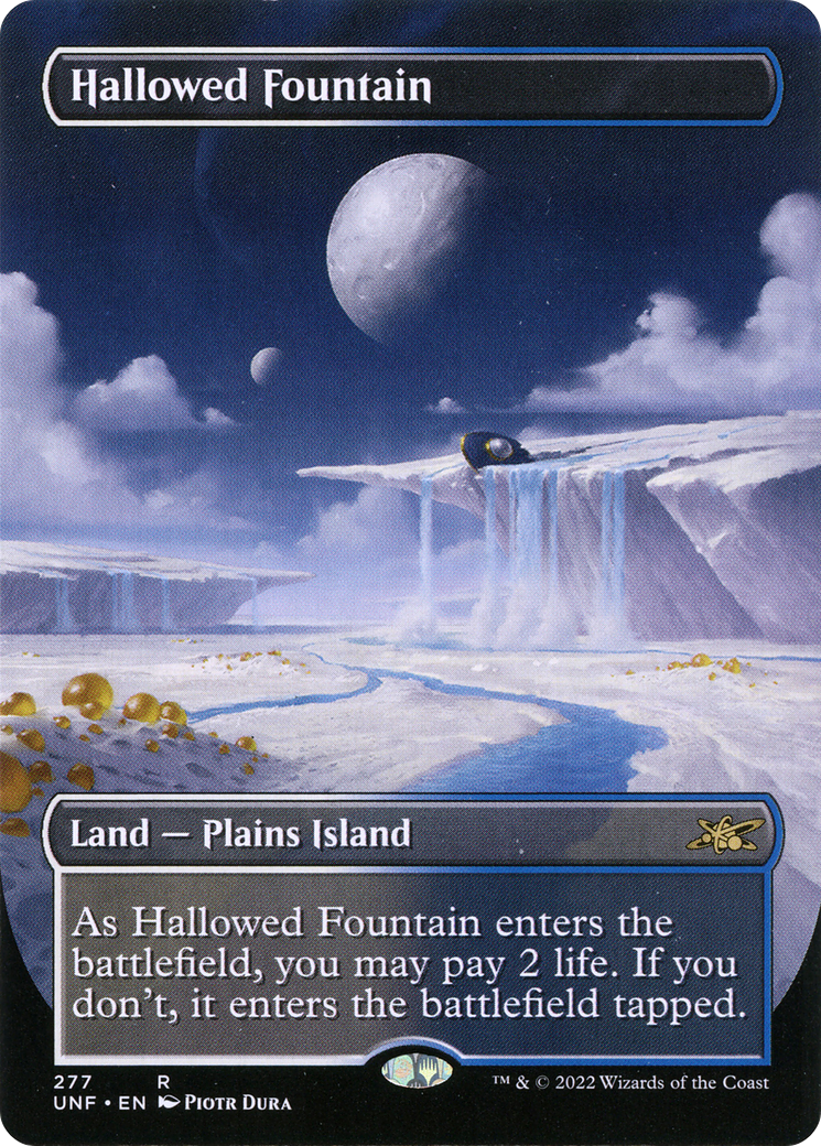 Hallowed Fountain (Borderless) [Unfinity]-1