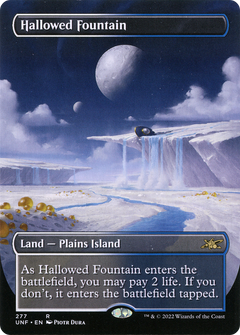 Hallowed Fountain (Borderless) [Unfinity]-1