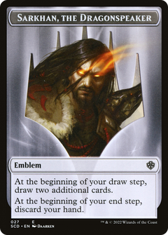 Sarkhan, the Dragonspeaker Emblem (TSCD-027) - Starter Commander Deck Tokens Foil-1