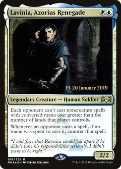 Lavinia, Azorius Renegade [Ravnica Allegiance Prerelease Promos]-1