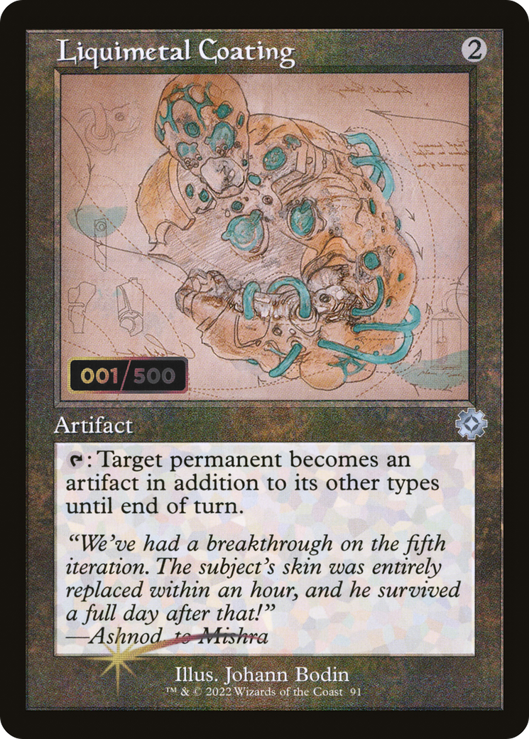 Liquimetal Coating (Retro Schematic) (Serialized) [The Brothers' War Retro Artifacts]-1