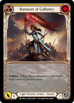 Banneret of Gallantry [FAB162] (Promo)  Rainbow Foil-1