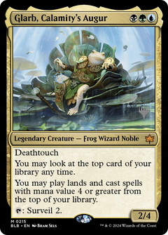Glarb, Calamity's Augur (Promo Pack) [Bloomburrow Promos]-1