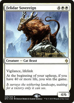 Felidar Sovereign [Battle for Zendikar Prerelease Promos]-1