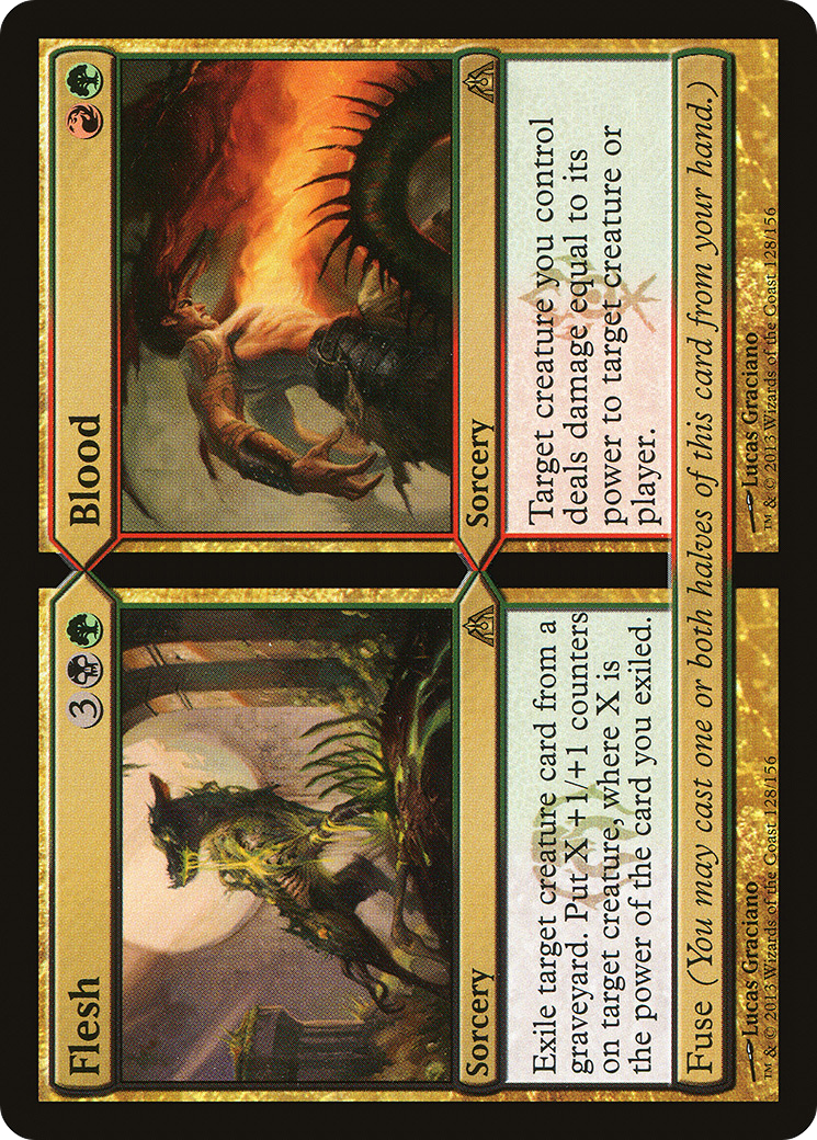 Flesh // Blood [Dragon's Maze]-1
