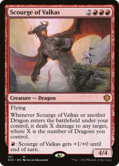 Scourge of Valkas [Starter Commander Decks]-1