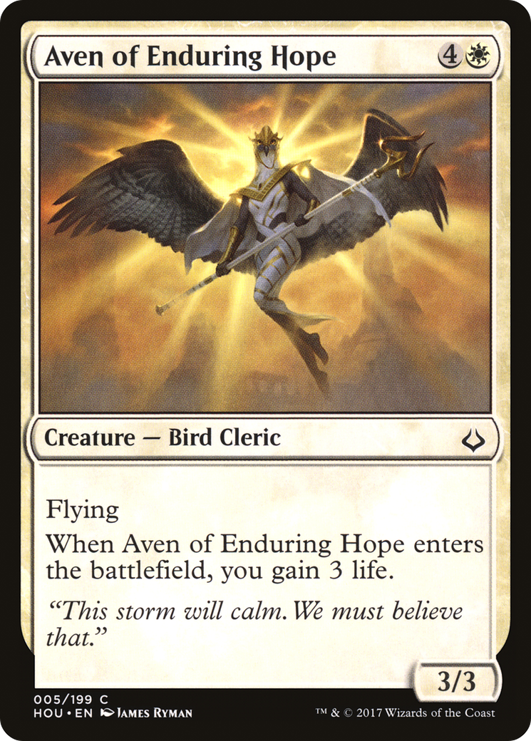 Aven of Enduring Hope [Hour of Devastation]-1