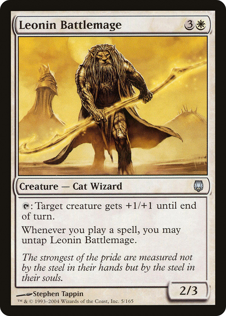 Leonin Battlemage [Darksteel]-1
