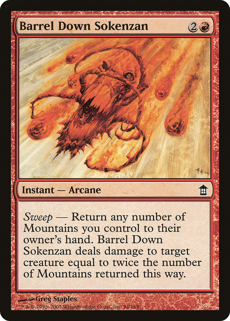 Barrel Down Sokenzan [Saviors of Kamigawa]-1