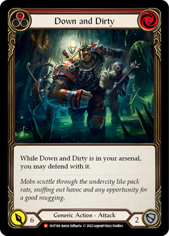 Down and Dirty [OUT184] (Outsiders)  Rainbow Foil-1