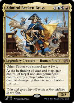 Admiral Beckett Brass [The Lost Caverns of Ixalan Commander]-1