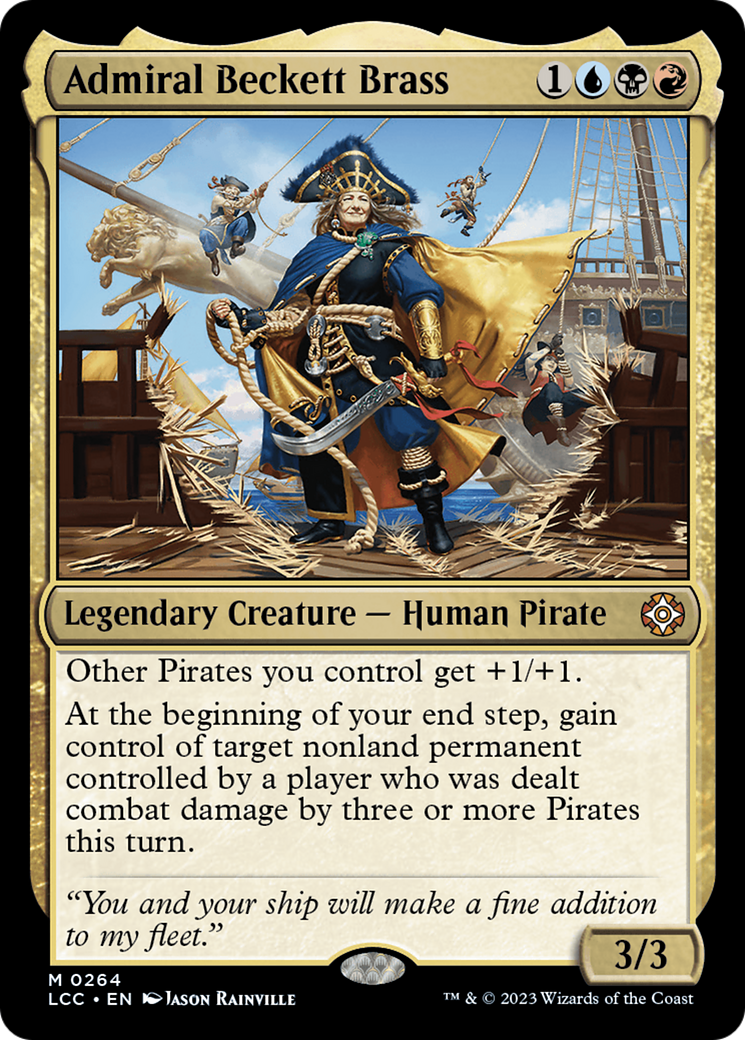 Admiral Beckett Brass [The Lost Caverns of Ixalan Commander]-1