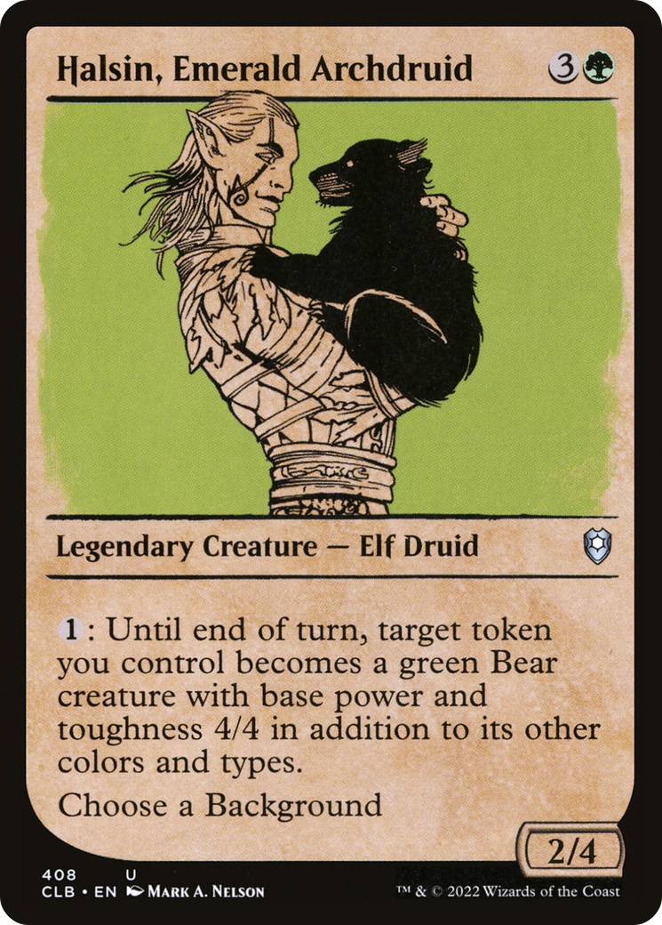 Halsin, Emerald Archdruid (Showcase) [Commander Legends: Battle for Baldur's Gate]-1