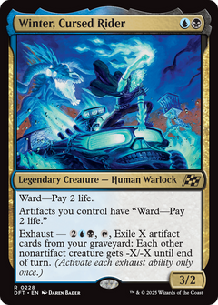 Winter, Cursed Rider (DFT-228) - Aetherdrift Foil-1