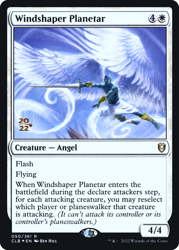 Windshaper Planetar (PRE-050) - Battle for Baldur's Gate Promos Foil-1