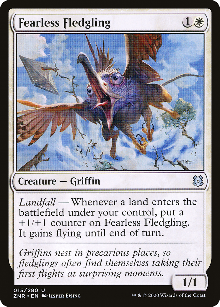 Fearless Fledgling [Zendikar Rising]-1