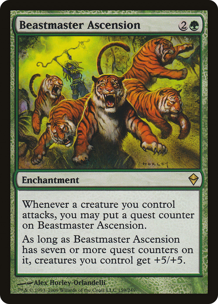 Beastmaster Ascension [Zendikar]-1