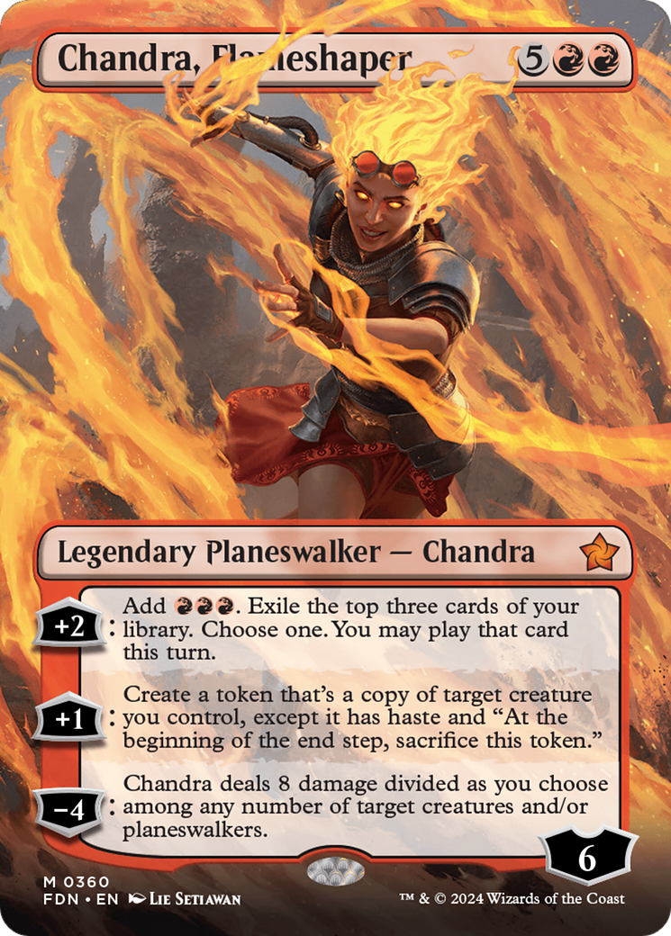 Chandra, Flameshaper (Borderless) [Foundations]-1