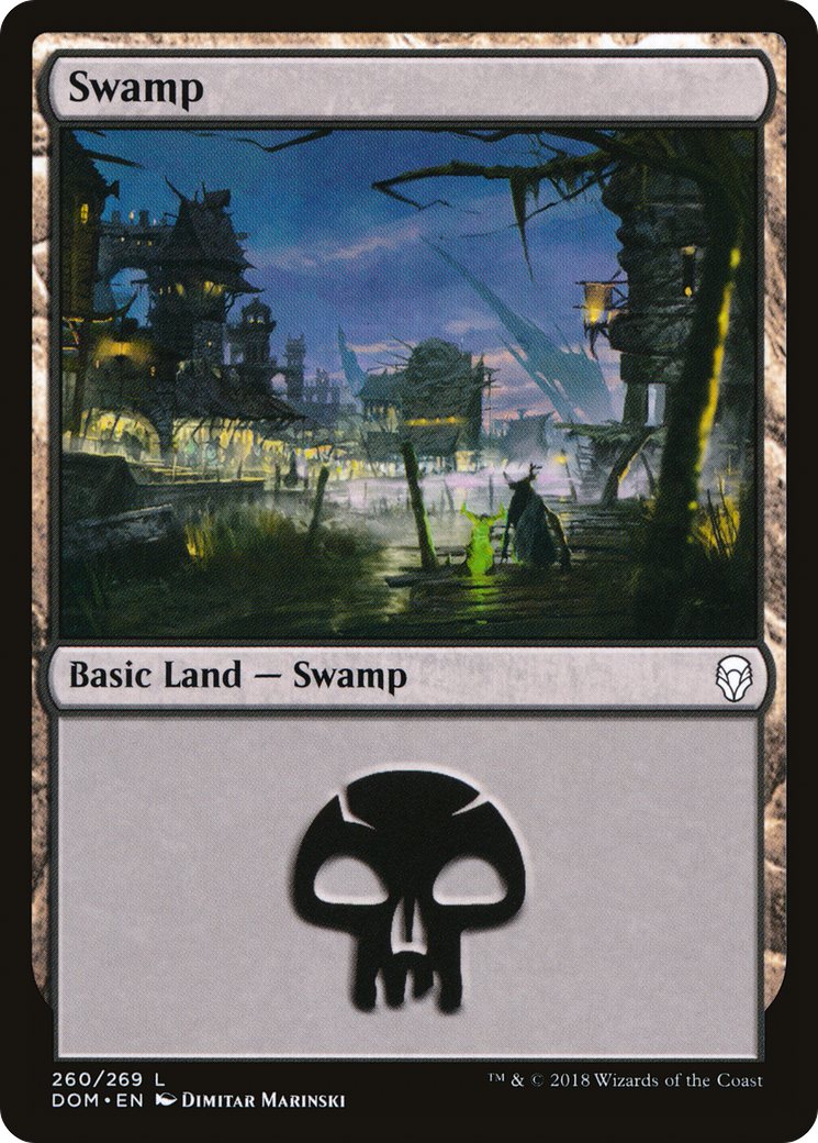 Swamp (260) [Dominaria]-1