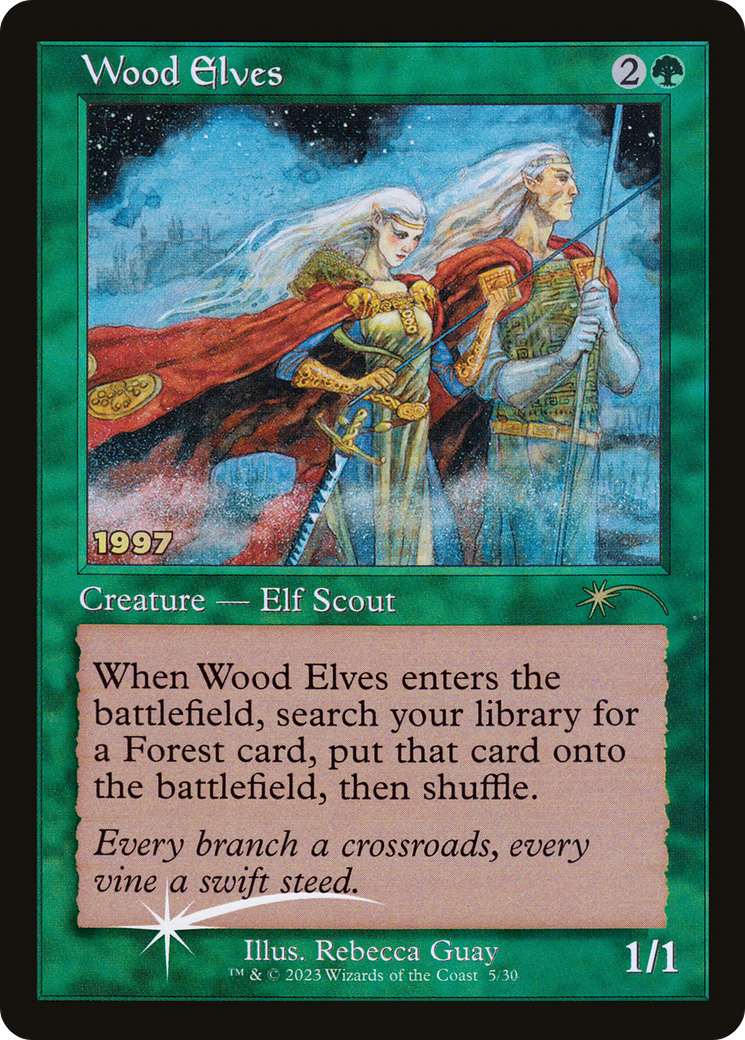 Wood Elves (30A-P-005) - 30th Anniversary Play Promos Foil-1