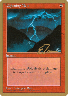 Lightning Bolt (Eric Tam) [Pro Tour Collector Set]-1