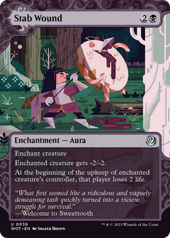 Stab Wound [Wilds of Eldraine: Enchanting Tales]-1