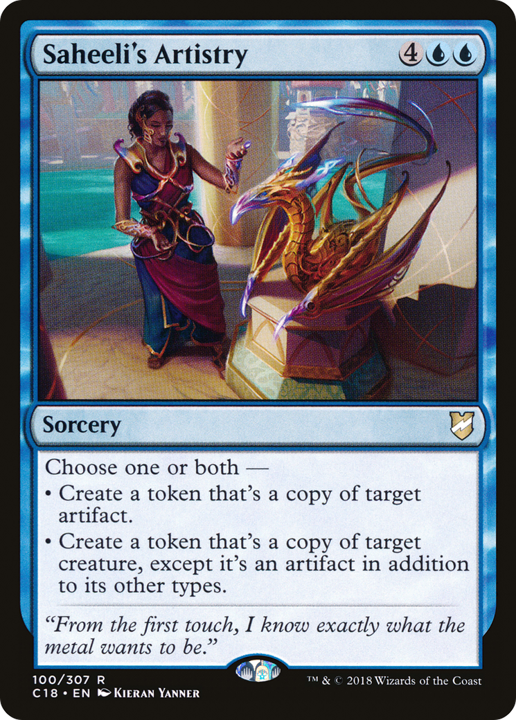 Saheeli's Artistry [Commander 2018]-1