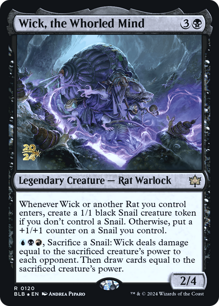 Wick, the Whorled Mind (PRE-120) - Bloomburrow Promos Foil-1