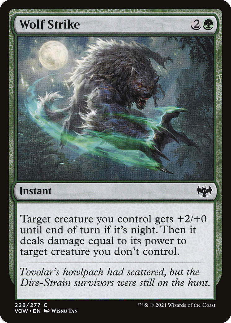 Wolf Strike (VOW-228) - Innistrad: Crimson Vow-1