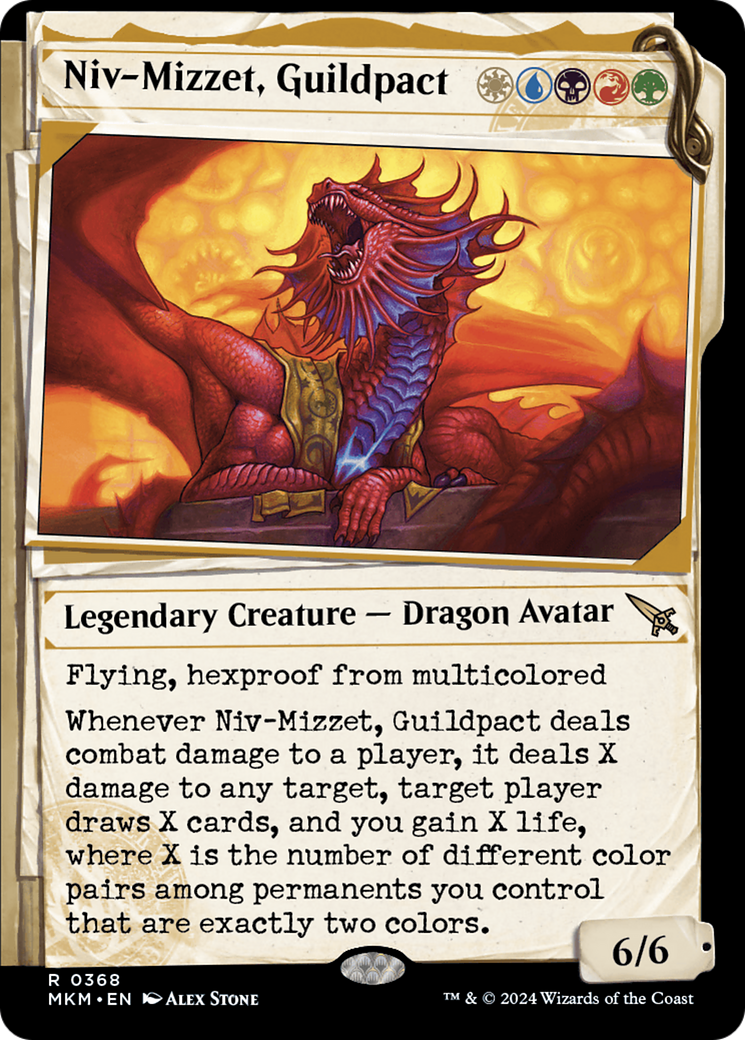 Niv-Mizzet, Guildpact (Showcase) (368) [Murders at Karlov Manor]-1