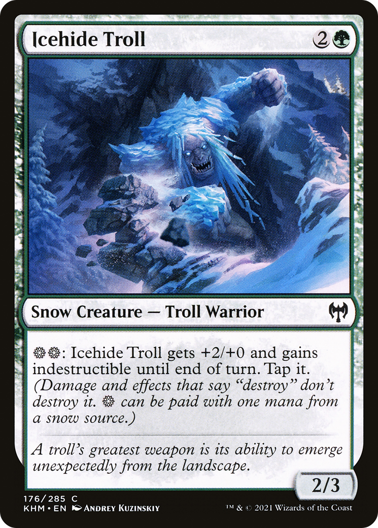 Icehide Troll [Kaldheim]-1