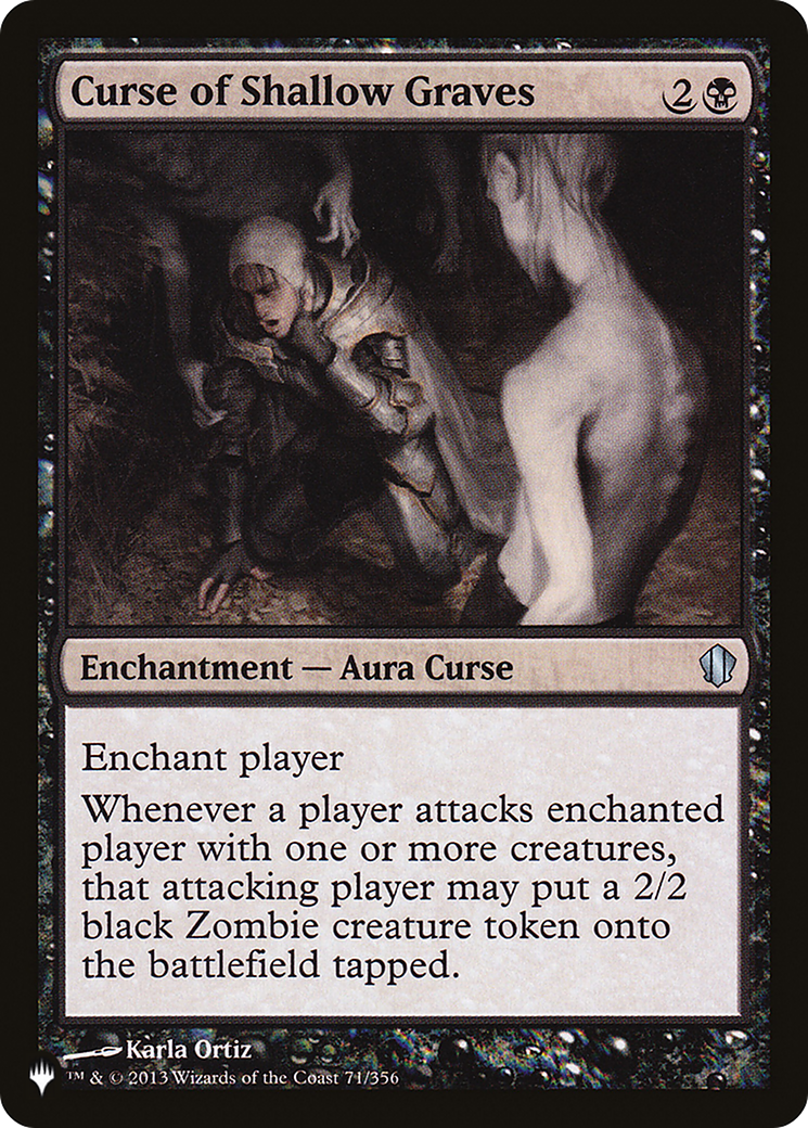 Curse of Shallow Graves [The List]-1