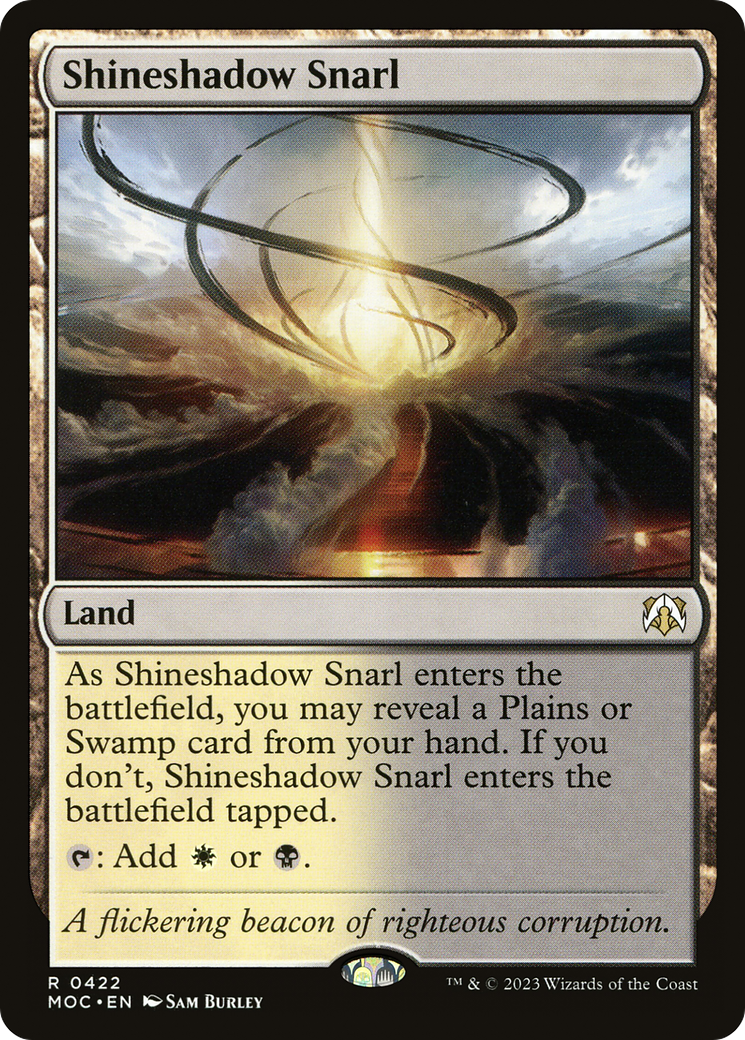 Shineshadow Snarl [March of the Machine Commander]-1