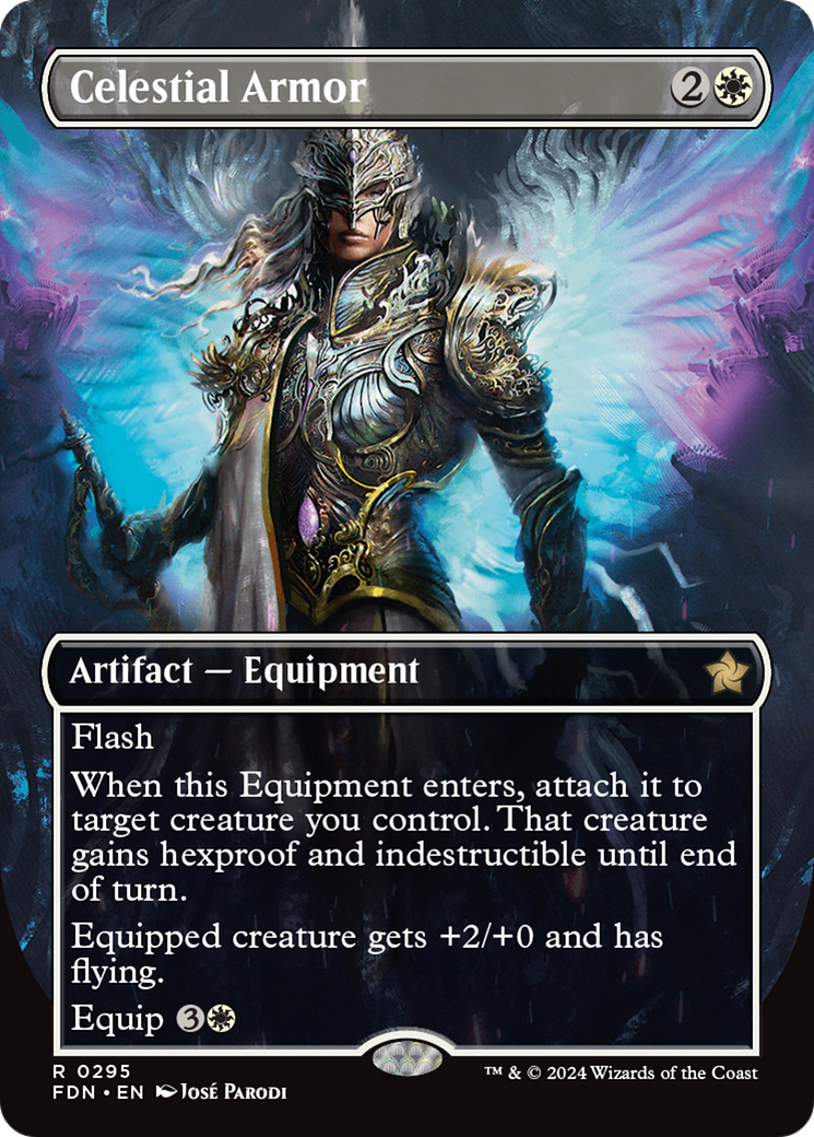 Celestial Armor (Borderless) [Foundations]-1