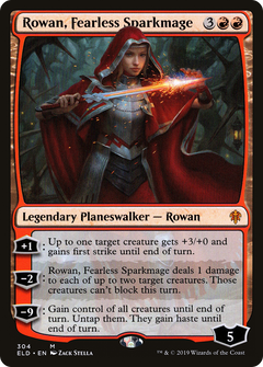 Rowan, Fearless Sparkmage [Throne of Eldraine]-1