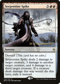Serpentine Spike [Battle for Zendikar Prerelease Promos]-1