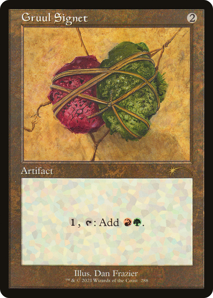 Gruul Signet (SLD-288) - Secret Lair Drop Etched Foil-1