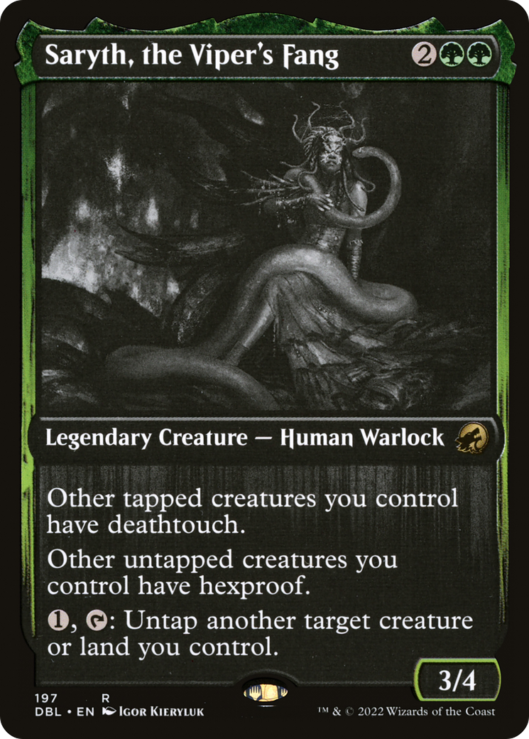 Saryth, the Viper's Fang [Innistrad: Double Feature]-1