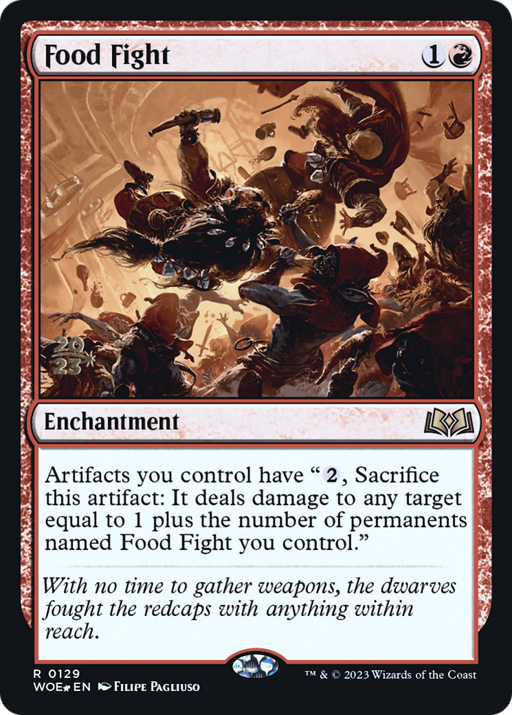 Food Fight [Wilds of Eldraine Prerelease Promos]-1