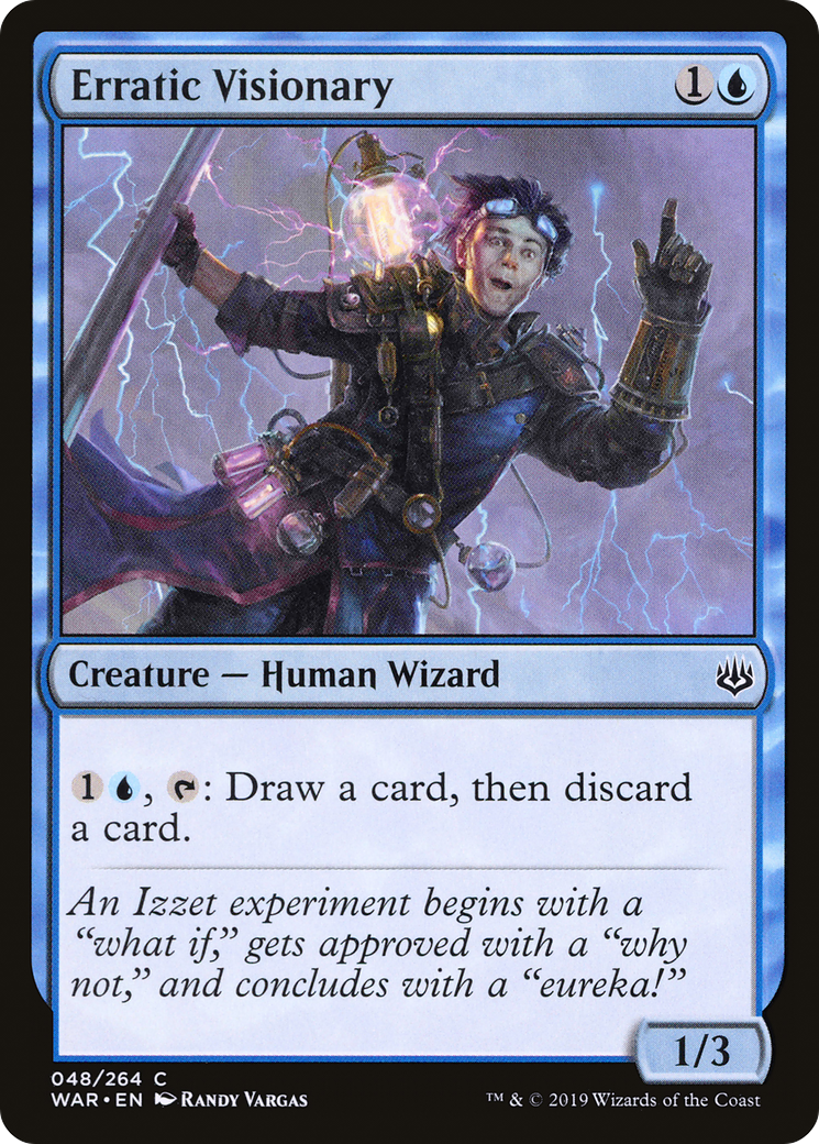 Erratic Visionary [War of the Spark]-1