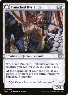 Panicked Bystander // Cackling Culprit [Innistrad: Crimson Vow]-3