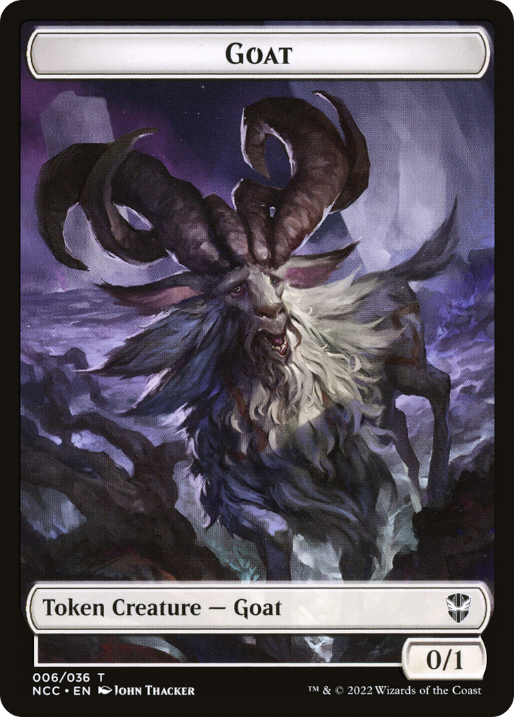 Goat (TNCC-006) - New Capenna Commander Tokens-1