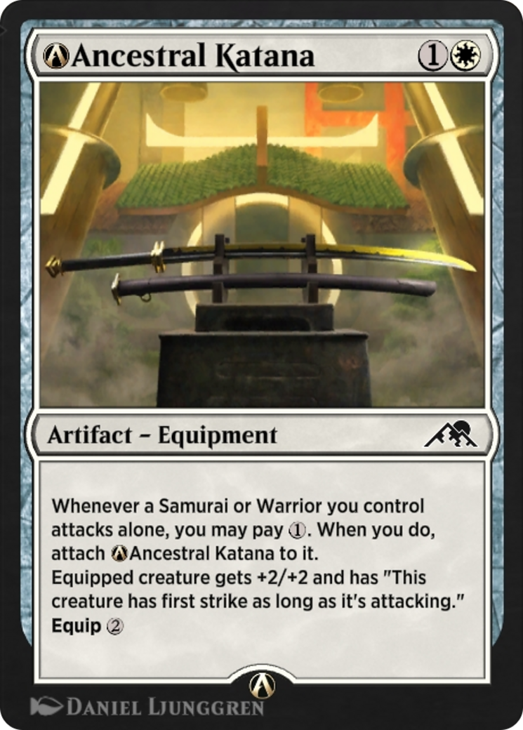 A-Ancestral Katana (NEO-A-1) - Kamigawa: Neon Dynasty-1